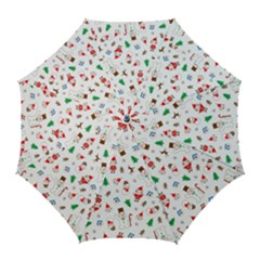 Christmas Shading Pattern Golf Umbrellas by Amaryn4rt