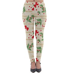 Christmas-paper-scrapbooking-- Lightweight Velour Leggings by Amaryn4rt