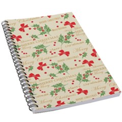 Christmas-paper-scrapbooking-- 5 5  X 8 5  Notebook by Amaryn4rt