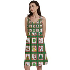 Christmas-paper-christmas-pattern Classic Skater Dress by Amaryn4rt