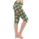 Christmas-paper-christmas-pattern Lightweight Velour Cropped Yoga Leggings View3