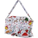 Christmas Theme Decor Illustration Pattern Canvas Crossbody Bag View2