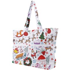 Christmas Theme Decor Illustration Pattern Simple Shoulder Bag by Amaryn4rt