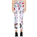 Christmas Theme Decor Illustration Pattern Pocket Leggings  View1