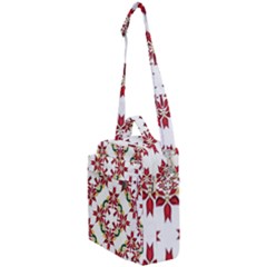 Christmas-wallpaper-background Crossbody Day Bag by Amaryn4rt