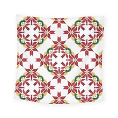 Christmas-wallpaper-background Square Tapestry (small) by Amaryn4rt