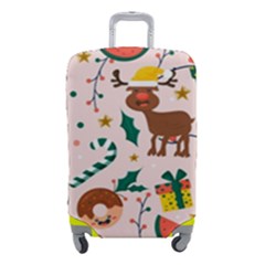 Colorful-funny-christmas-pattern Merry Xmas Luggage Cover (small) by Amaryn4rt