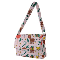 Colorful-funny-christmas-pattern Merry Xmas Full Print Messenger Bag (m) by Amaryn4rt