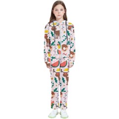 Colorful-funny-christmas-pattern Merry Xmas Kids  Tracksuit by Amaryn4rt