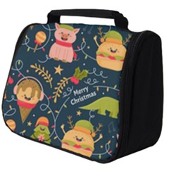 Colorful-funny-christmas-pattern Merry Christmas Xmas Full Print Travel Pouch (big) by Amaryn4rt