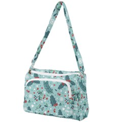 Seamless-pattern-with-berries-leaves Front Pocket Crossbody Bag by Amaryn4rt