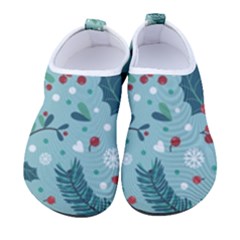 Seamless-pattern-with-berries-leaves Women s Sock-style Water Shoes by Amaryn4rt