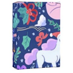 Colorful-funny-christmas-pattern Pig Animal Playing Cards Single Design (rectangle) With Custom Box by Amaryn4rt