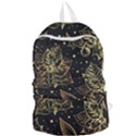 Christmas-pattern-with-vintage-flowers Foldable Lightweight Backpack View1