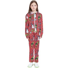 Santa Snowman Gift Holiday Christmas Cartoon Kids  Tracksuit by Amaryn4rt