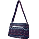 Christmas-concept-with-knitted-pattern Front Pocket Crossbody Bag View2