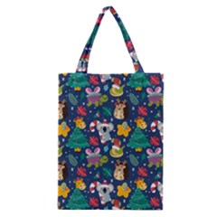 Colorful-funny-christmas-pattern  --- Classic Tote Bag by Amaryn4rt