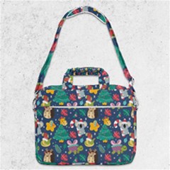 Colorful-funny-christmas-pattern  --- Macbook Pro 13  Shoulder Laptop Bag  by Amaryn4rt