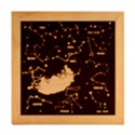 Realistic-night-sky-poster-with-constellations Wood Photo Frame Cube View2