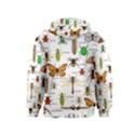 Insects-seamless-pattern Kids  Zipper Hoodie View2