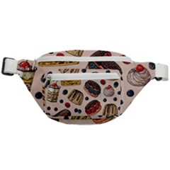 Seamless-pattern-with-sweet-cakes-berries Fanny Pack by Amaryn4rt