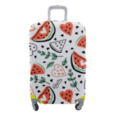 Seamless-vector-pattern-with-watermelons-mint Luggage Cover (small) by Amaryn4rt