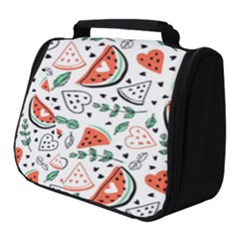 Seamless-vector-pattern-with-watermelons-mint Full Print Travel Pouch (small) by Amaryn4rt