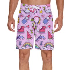 Fashion-patch-set Men s Beach Shorts by Amaryn4rt