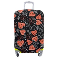 Seamless-vector-pattern-with-watermelons-hearts-mint Luggage Cover (medium) by Amaryn4rt