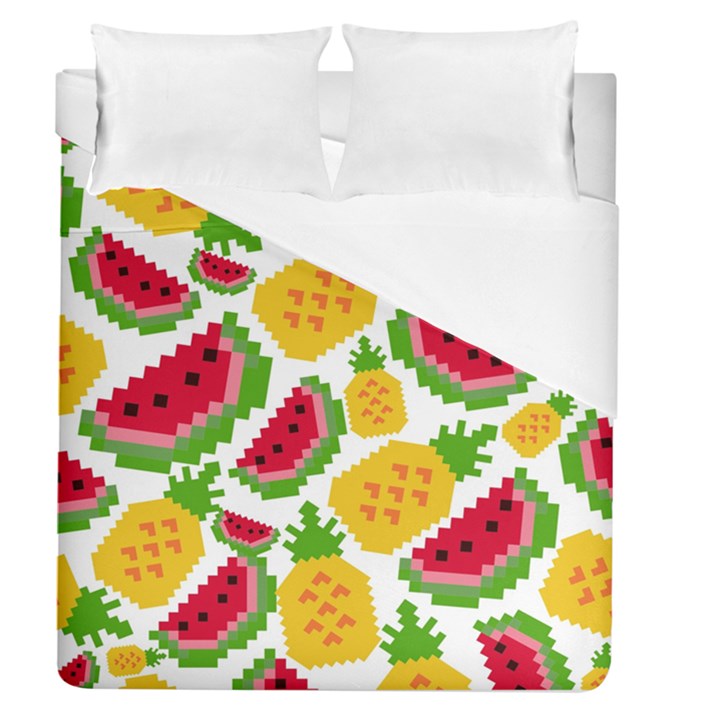 Watermelon-pattern-se-fruit-summer Duvet Cover (Queen Size)