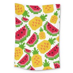 Watermelon-pattern-se-fruit-summer Large Tapestry by Amaryn4rt