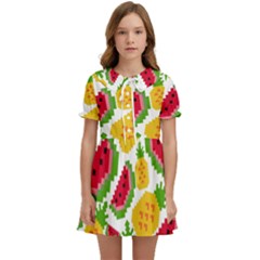 Watermelon-pattern-se-fruit-summer Kids  Sweet Collar Dress by Amaryn4rt