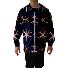 Sea-stars-pattern-sea-texture Kids  Hooded Windbreaker