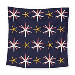 Sea-stars-pattern-sea-texture Square Tapestry (large) by Amaryn4rt