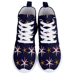 Sea-stars-pattern-sea-texture Women s Lightweight High Top Sneakers by Amaryn4rt