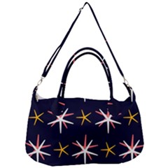 Sea-stars-pattern-sea-texture Removable Strap Handbag by Amaryn4rt