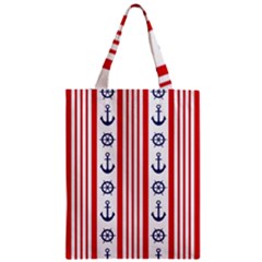 Nautical-papers-nautical-background Zipper Classic Tote Bag by Amaryn4rt