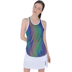 Texture-abstract-background Racer Back Mesh Tank Top by Amaryn4rt