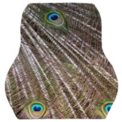 Peacock-feathers-pattern-colorful Car Seat Back Cushion  by Amaryn4rt