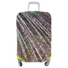 Peacock-feathers-pattern-colorful Luggage Cover (medium) by Amaryn4rt