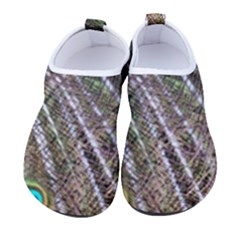 Peacock-feathers-pattern-colorful Women s Sock-style Water Shoes by Amaryn4rt