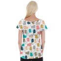 Cute-seamless-pattern-happy-kitty-kitten-cat Cap Sleeve Top View2