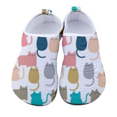 Cute-seamless-pattern-happy-kitty-kitten-cat Kids  Sock-style Water Shoes by Amaryn4rt