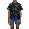 Geometric-seamless-pattern Kids  Short Sleeve Swimwear View1