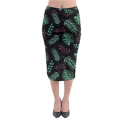 Mixed-background-patterns Midi Pencil Skirt by Amaryn4rt