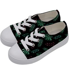 Mixed-background-patterns Kids  Low Top Canvas Sneakers by Amaryn4rt