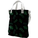 Abstract-seamless-pattern-with-tropical-leaves Canvas Messenger Bag View1