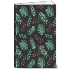 Seamless Bakery Vector Pattern 8  X 10  Softcover Notebook by Amaryn4rt