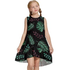 Animals Galaxy Space Kids  Frill Swing Dress by Amaryn4rt