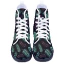 Animals Galaxy Space Kid s High-Top Canvas Sneakers View1